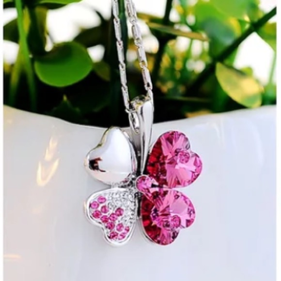 Swarovski Jewelry - (Last 1)Austrian Crystal Clover Pendant Necklace
